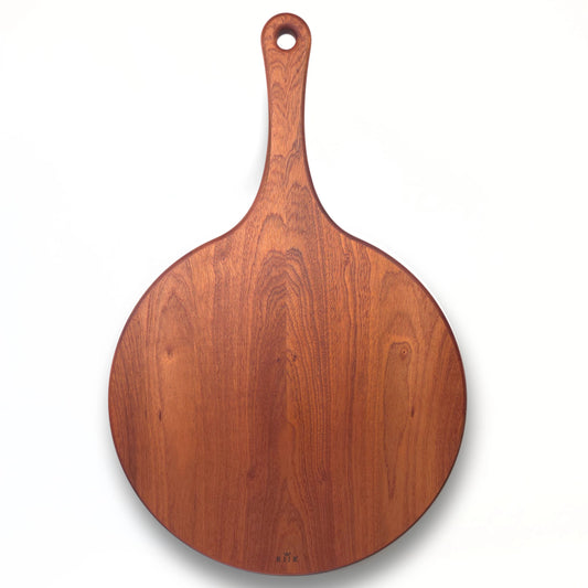 Eluro – Luxe ronde serveerplank Ø 40 cm (Mahonie, Kersen, Essen, Noten)